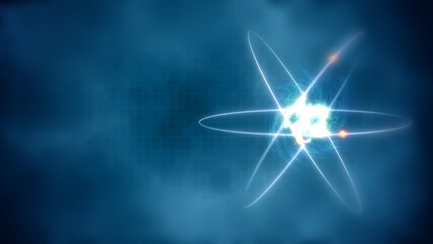Loop background with atom model
