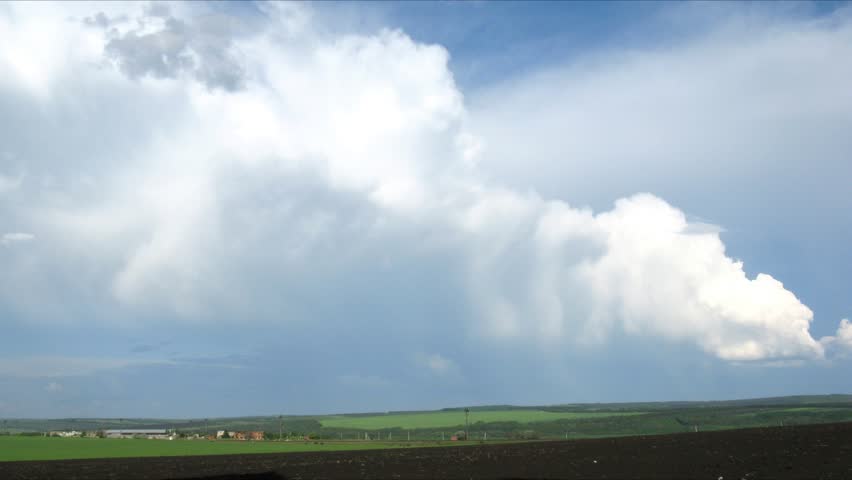 shower. rainbow on sky. time lapse HD 