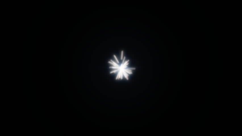 Lens flare explosion