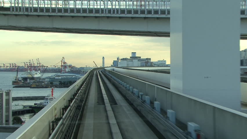 Part 14 of a 20 minute ride on the Yurikamome Monorail to Odaiba, Tokyo.