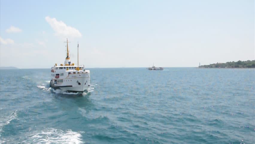 steamboat in marmara sea
