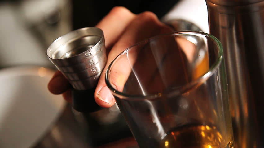 Pouring Alcohol