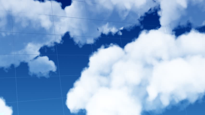 Business graph grows to sky. Success concept. Seamless loop. 