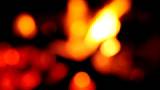 campfire, de-focused/focused