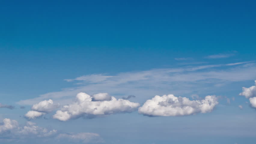 Timelapse of a static cloud evolving. 