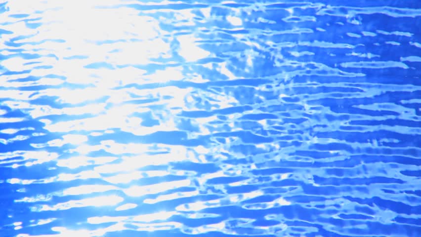 shining blue water surface