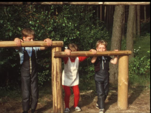 Children exercising