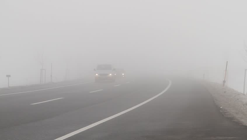 cars in fog