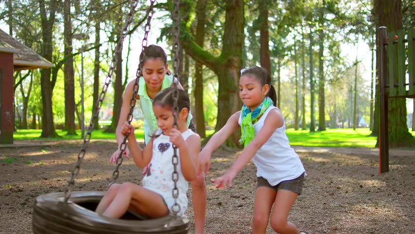 Young Girls Pushing Each Other Stock Footage Video 100 Royalty Free 10007324 Shutterstock