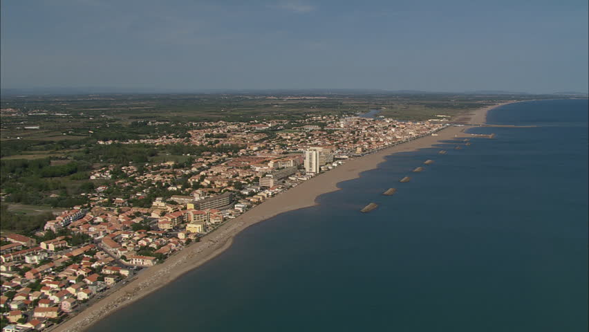 Aerial France Passing Valras Plage 2006 Valras Stock Footage Video 100 Royalty Free 10044374 Shutterstock