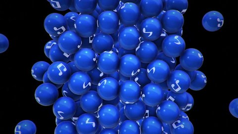 Animation Falling Filling Screen Blue Balls Stock Footage Video (100% Royalty-free) 1006773004 | Shutterstock