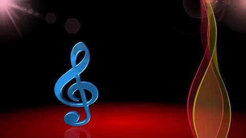 Musical Symbolclefspring Song Backgroundanimation Stock Footage Video (100%  Royalty-free) 1006847374 | Shutterstock
