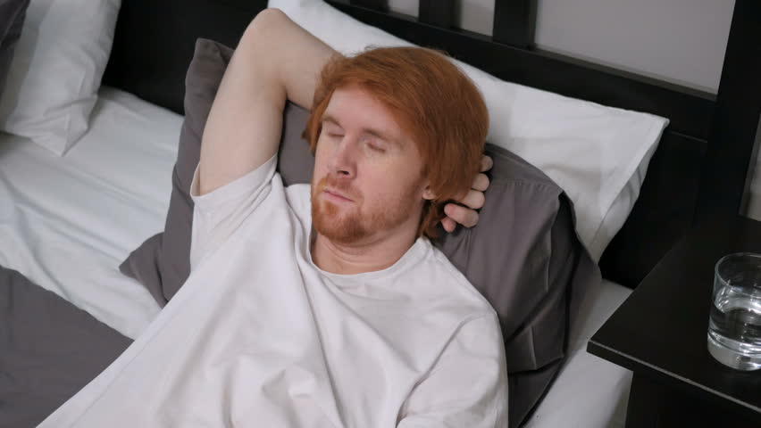 redhead sleeping couch I rub my tits movies