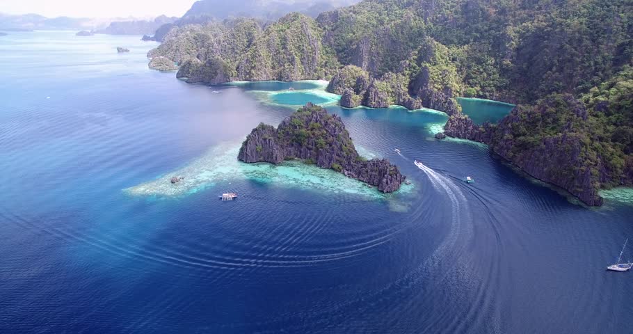 Sulu Sea landscape in the Philippines image - Free stock photo - Public ...