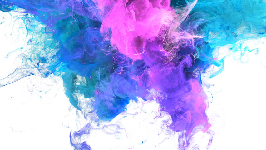 Color Burst - Colorful Blue Stock Footage Video (100% Royalty-free