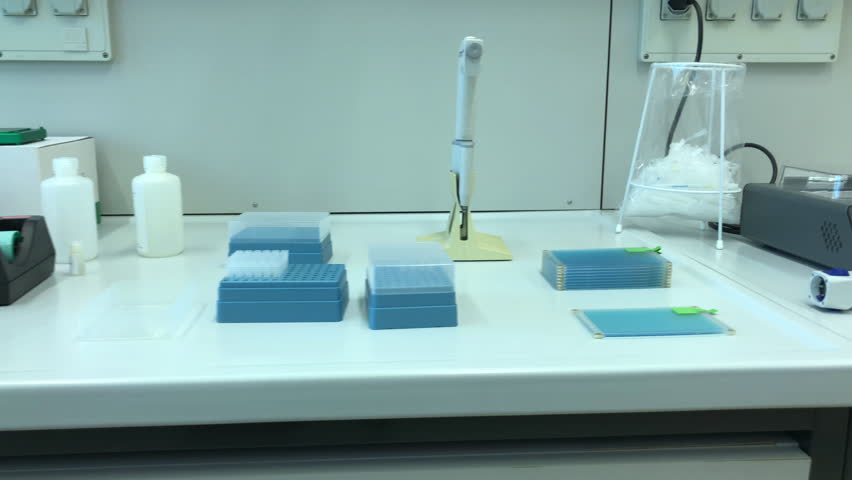 Laboratory Wet Bench For Micro Stock Footage Video 100 Royalty