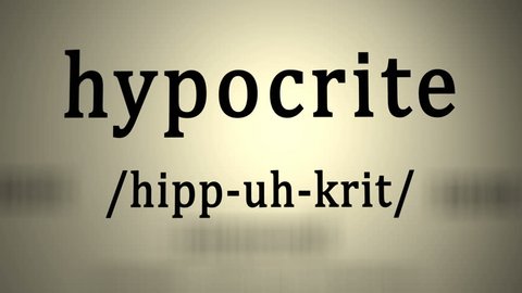 Definition: Hypocrite - Animation Stock Footage Video (100% Royalty-free)  1017483844 | Shutterstock