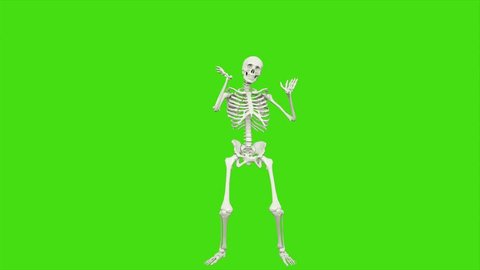 Skeleton Dancing Seamless Loop Animation On Stock Footage Video (100%  Royalty-free) 1018230064 | Shutterstock
