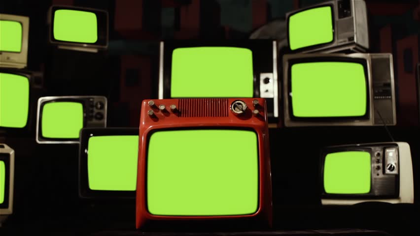 Vintage Tvs Turning On and Turning Off Green Screen. Ready to replace green screen with any footage or picture you want. You can do it with “Keying” (Chroma Key) effect in Adobe After Effects.