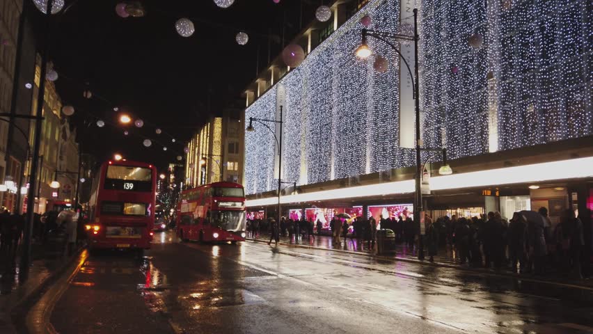 Stores At Oxford Street With Stock Footage Video 100 Royalty Free