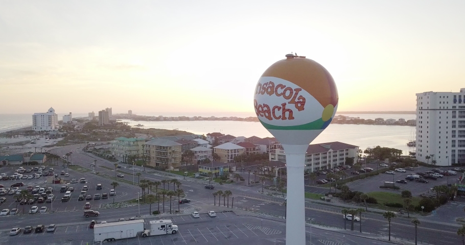 Sunset In Pensacola Beach Florida Stock Footage Video 100