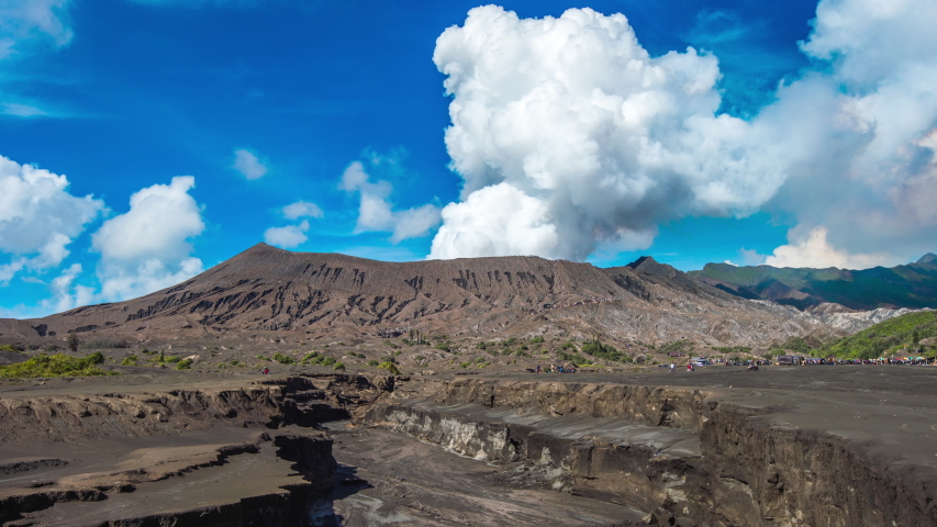 Landscape of Mount Bromo on the Island of Java, Indonesia image - Free ...