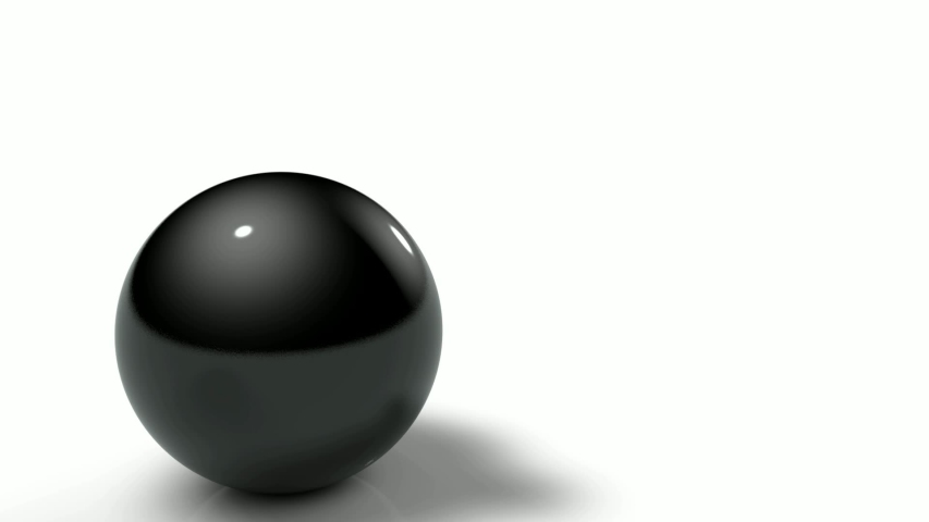 Black ball. Черная сфера. 2 Шара 3д. Мяч отражение на белом.