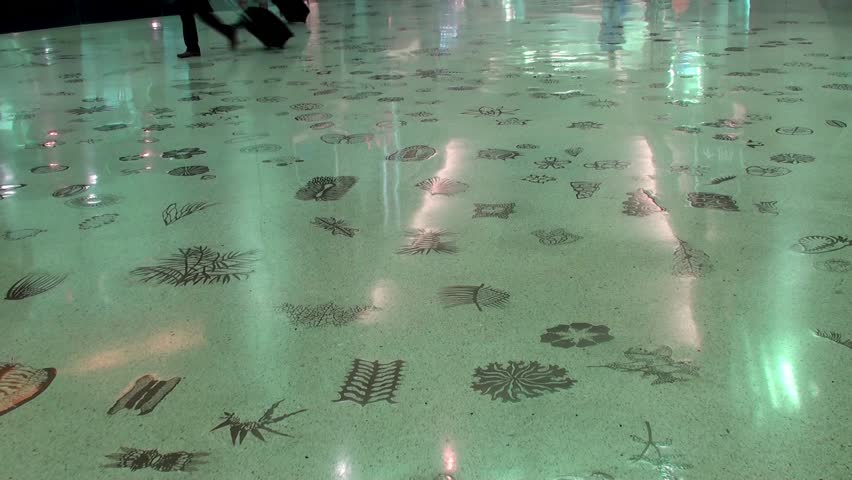 Header of terrazzo