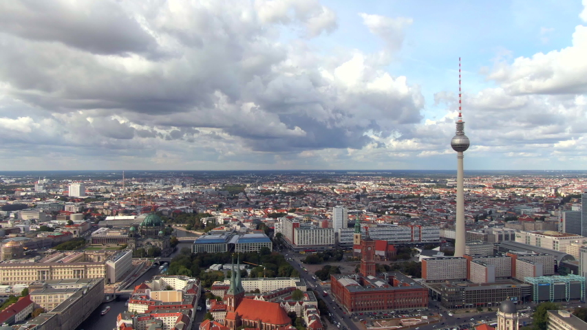 Cityscape skyline view of Berlin, Germany image - Free stock photo ...