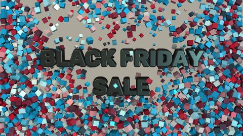 Text Animation With Black Friday Sale Intro - 
