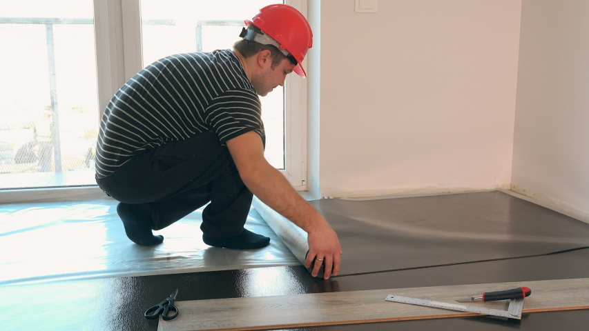 Constructor Man With Red Helmet Stock Footage Video 100 Royalty