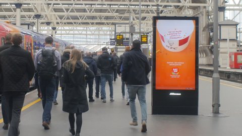 Digital Signage Displays Stock Video Footage 4k And Hd Video