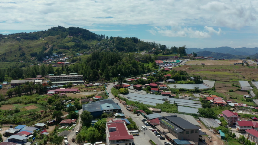 Landscape, hills and farms in Malaysia image - Free stock photo ...