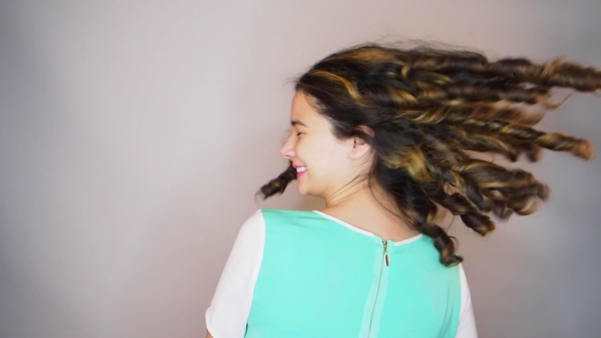Thick Hair Back View Stock Video Footage 4k And Hd Video Clips