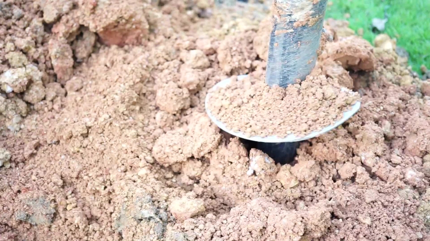 Pile Driving For Base Foundation Stock Footage Video 100