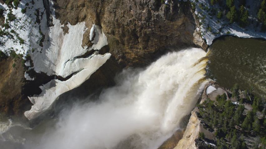 Lower Falls of the Yellowstone River waterfall