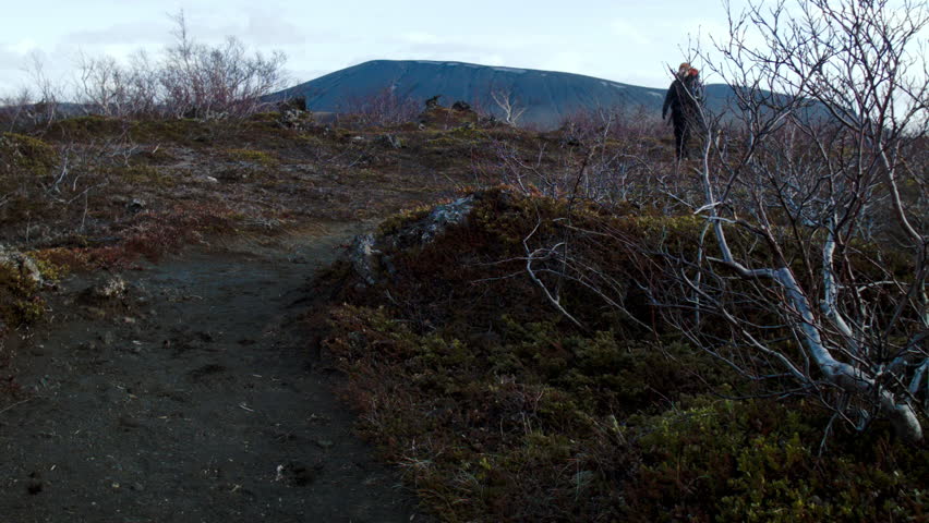 Exploration Of Iceland Sp Landscape Stock Footage 100 Exploration Of Iceland Sp Landscape Raw Rugged Hiking Trails Paths