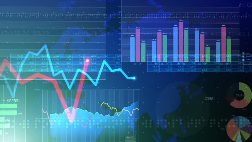 Business Data Graph Chart Concept Stock Footage Video (100% Royalty ...