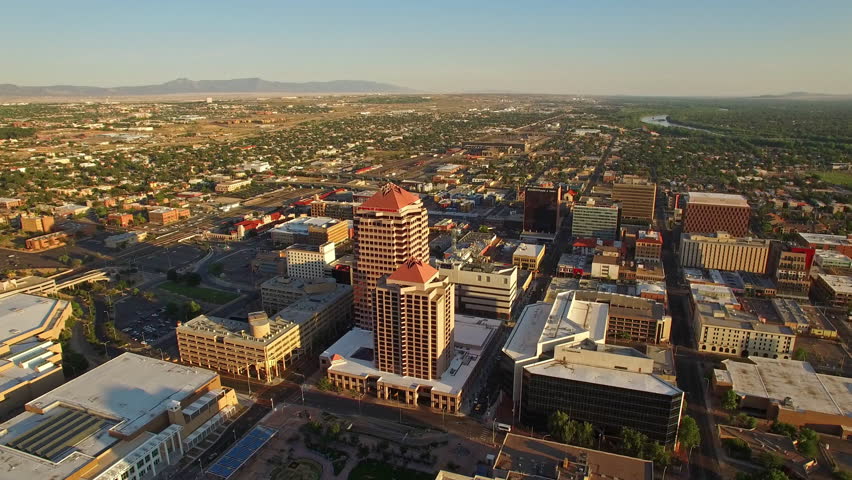 Stock video of aerial video of albuquerque new mexico | 11871614 ...