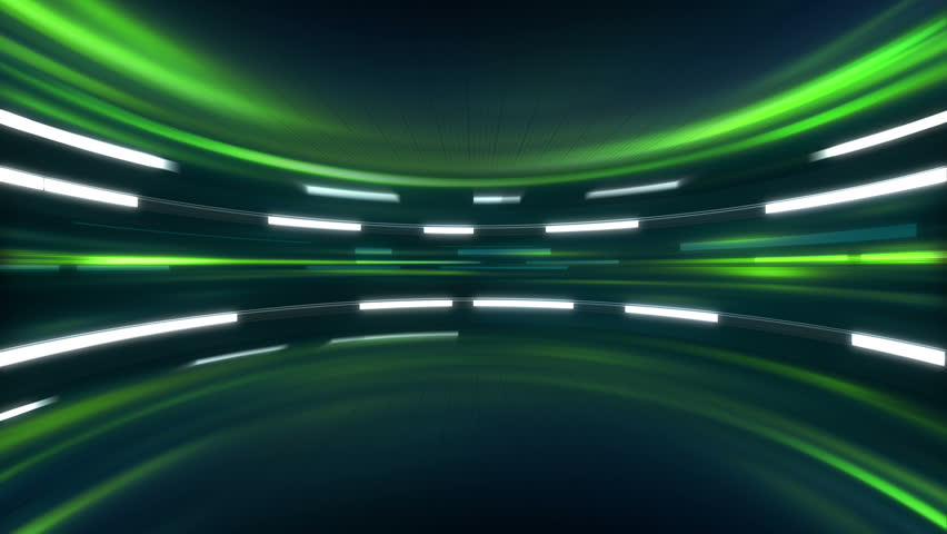 Sci Fi Green Background Computer Generated Stock Footage Video