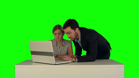 Business People Having Meeting Around Stockvideos Filmmaterial