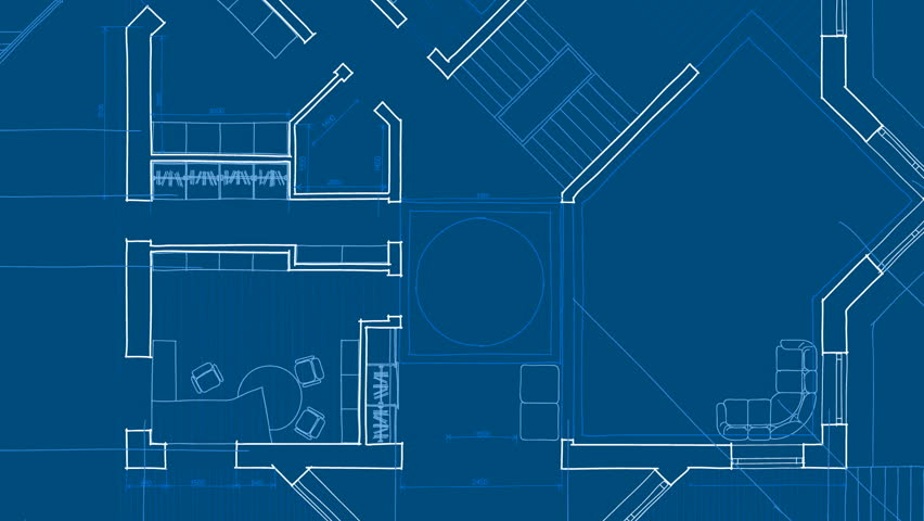 Architecture Blueprints architecture house plan background. blueprint animation. writing Architecture Blueprints architecture house plan background. blueprint animation. writing