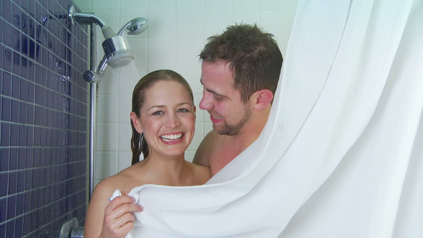 Having shower togetner