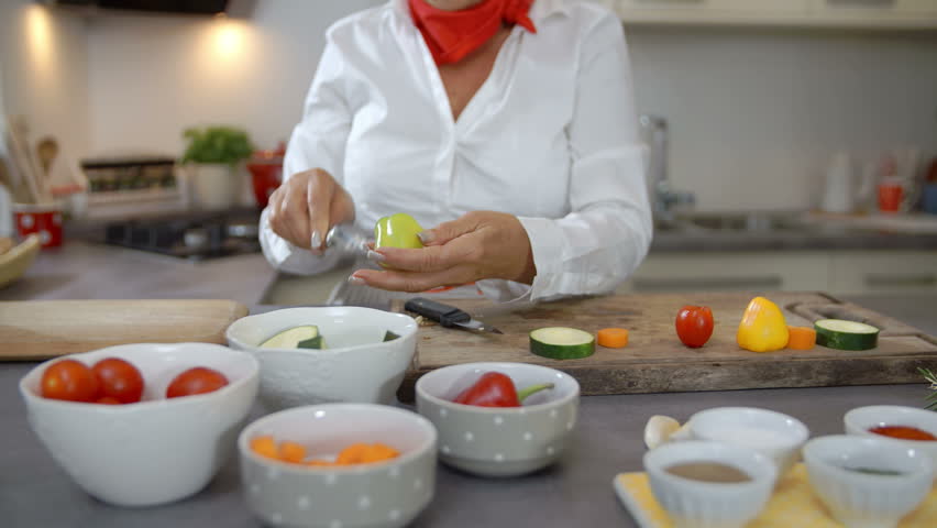 People Cooking In Hotel Restaurant Kitchen, Cook Preparing Food, Man At ...