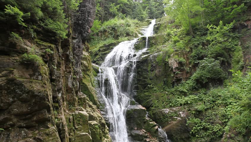 Waterfall At The Beautiful Juizhaigou Valley (valley Of Nine Villages ...