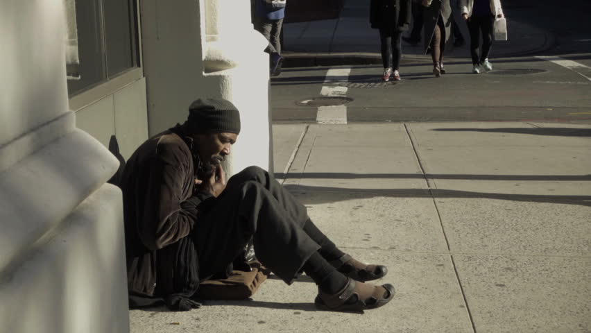 Stock Video Clip of NEW YORK - DEC 4, 2015: homeless | Shutterstock