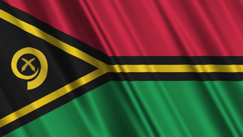 Vanuatu Flag Loop 2 Stock Footage Video 1371100 Shutterstock