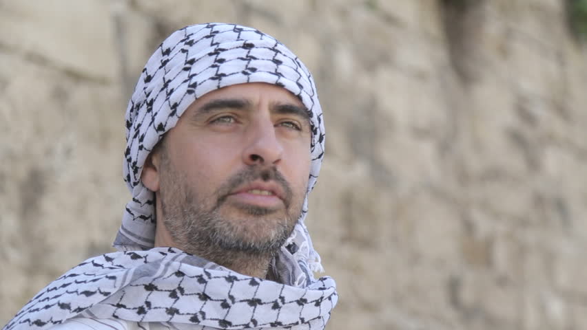 Header of keffiyeh