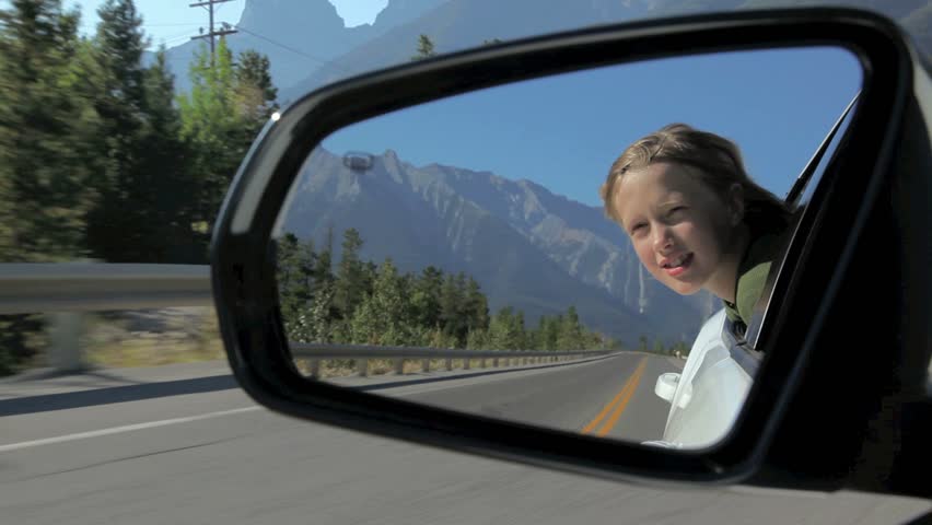 rearview reflection painting