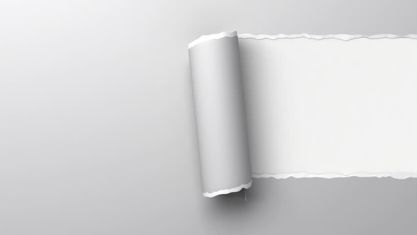 Ripping Wrapping Paper Animation With Matte. Stock Footage Video ...